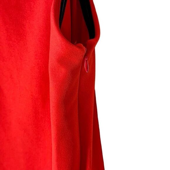 Rachel Roy Collection Flutter One Shoulder Sheath Dress Red Midi S - Picture 12 of 16